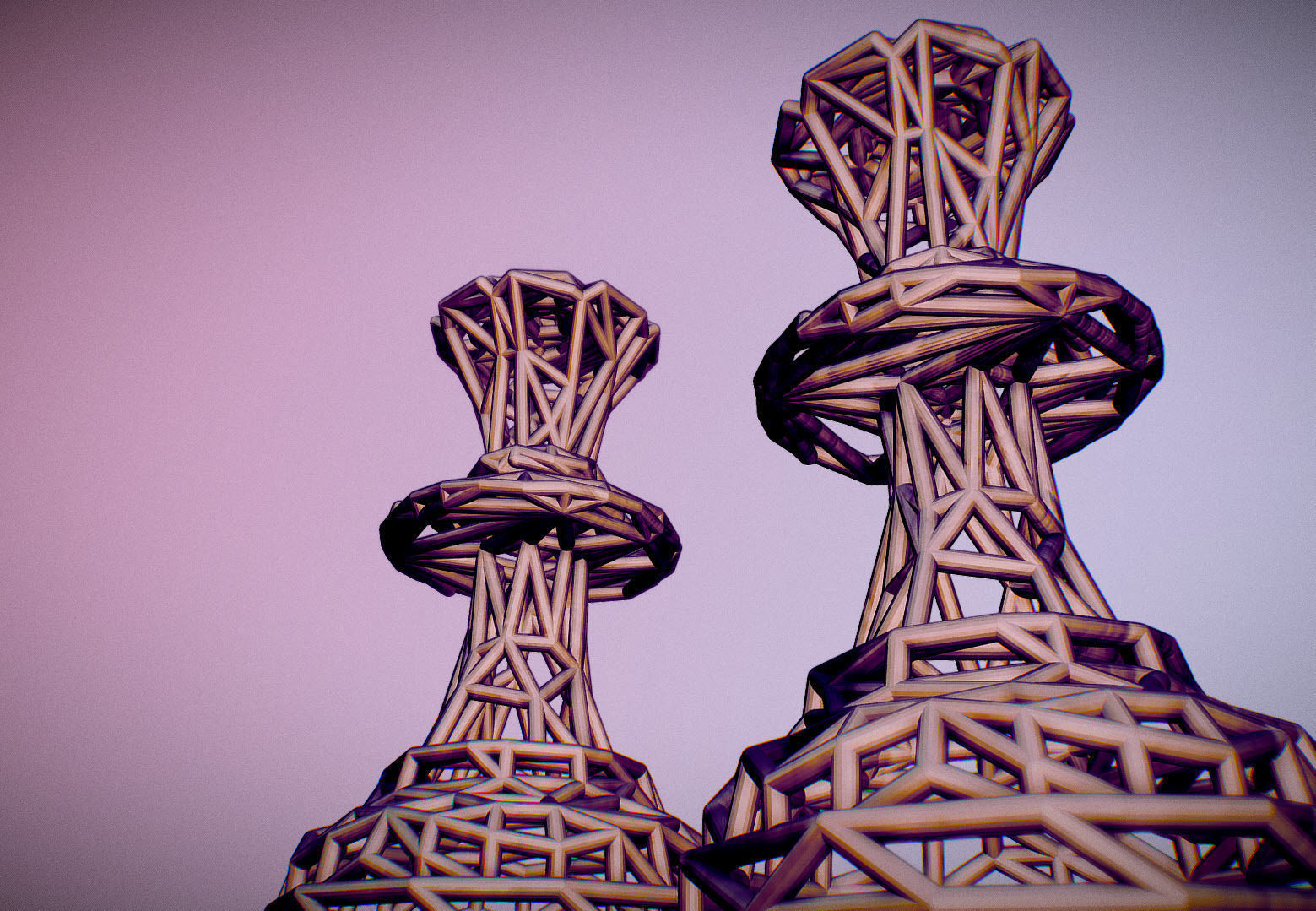 Queen chess piece 3D print model_9