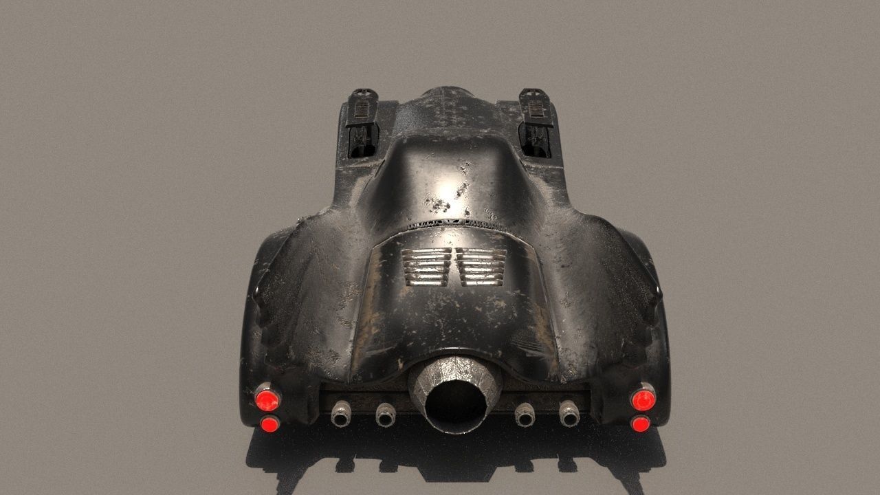 Batmobile 1989 High-Quality PBR Subdiv Renderable Low-poly 3D model_14
