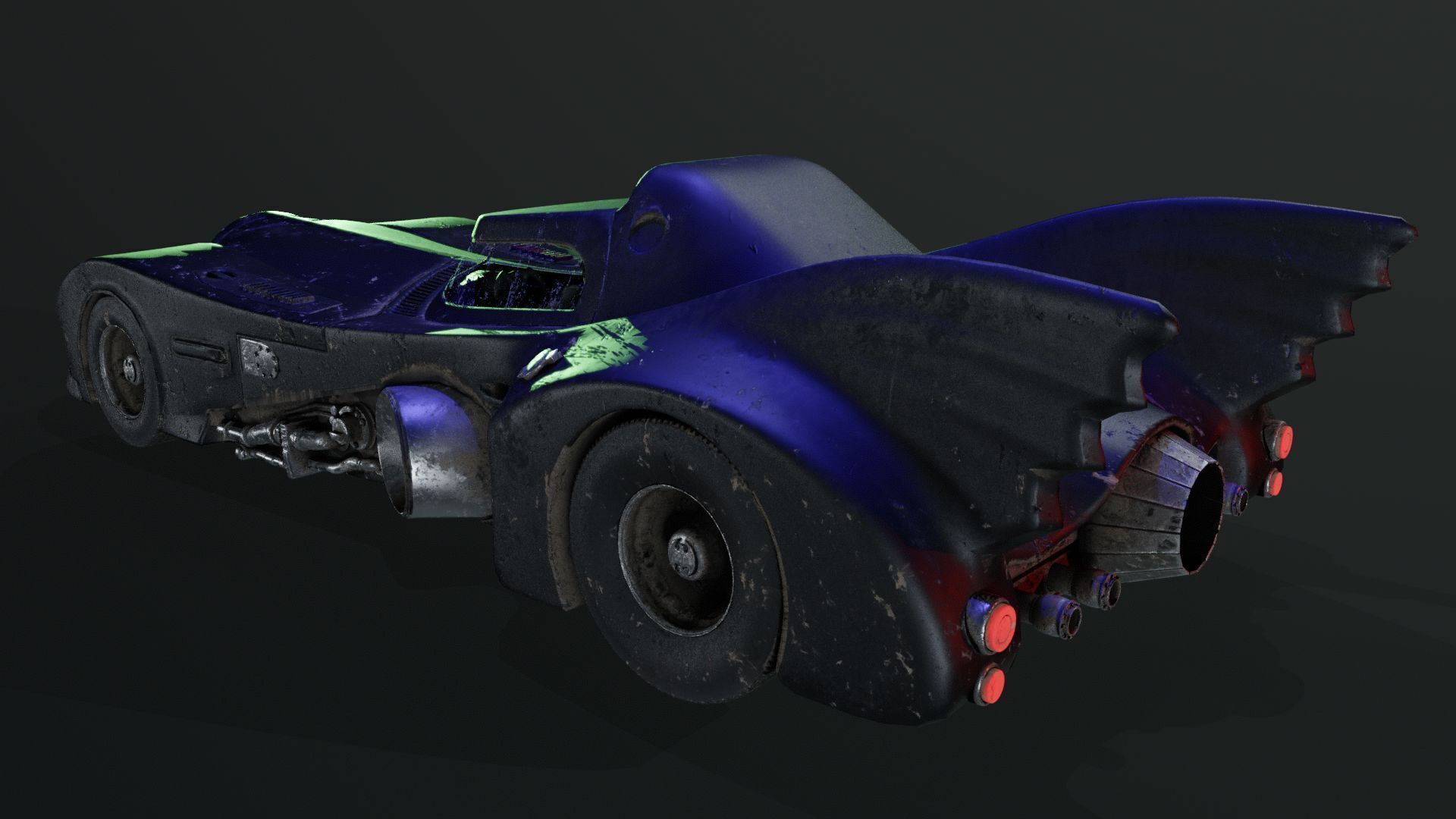 Batmobile 1989 High-Quality PBR Subdiv Renderable Low-poly 3D model_30