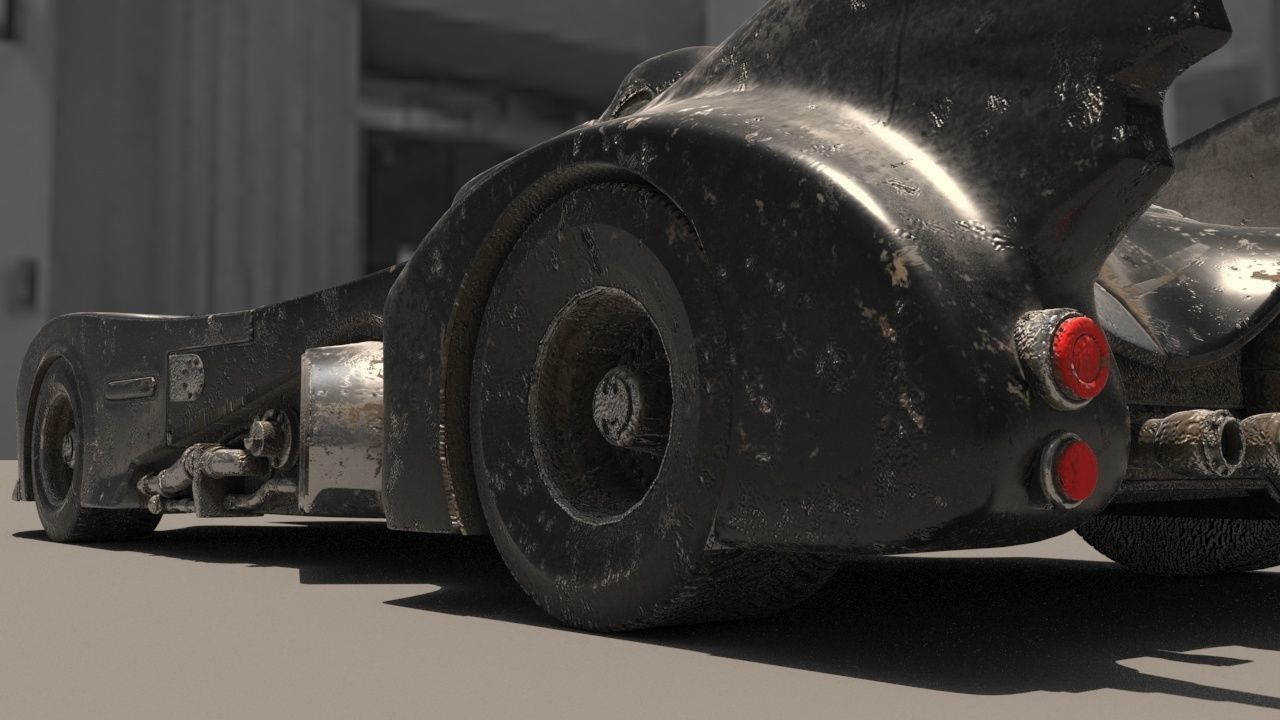 Batmobile 1989 High-Quality PBR Subdiv Renderable Low-poly 3D model_13