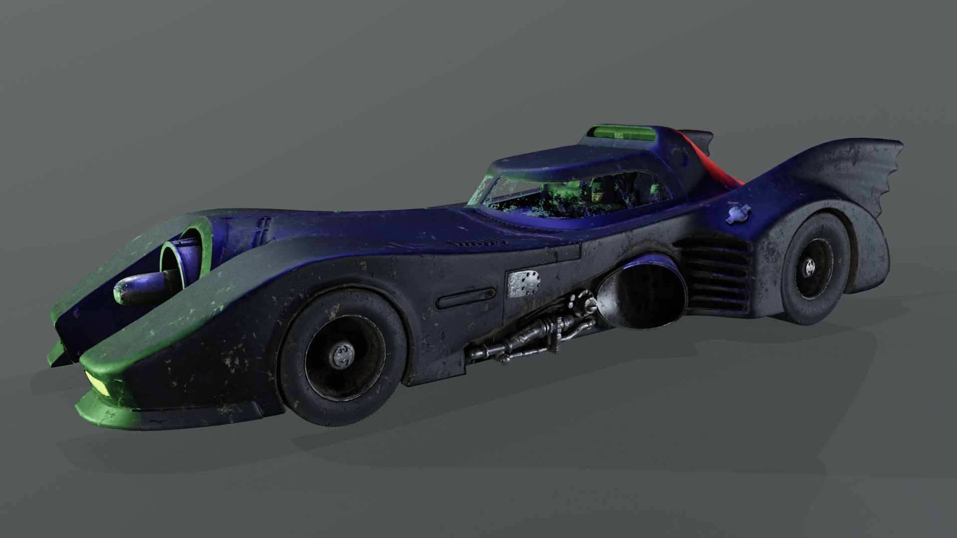 Batmobile 1989 High-Quality PBR Subdiv Renderable Low-poly 3D model_31