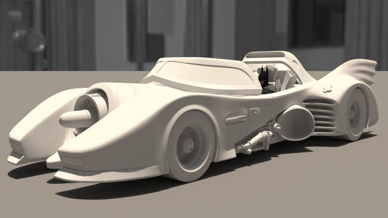 Batmobile 1989 High-Quality PBR Subdiv Renderable Low-poly 3D model_17