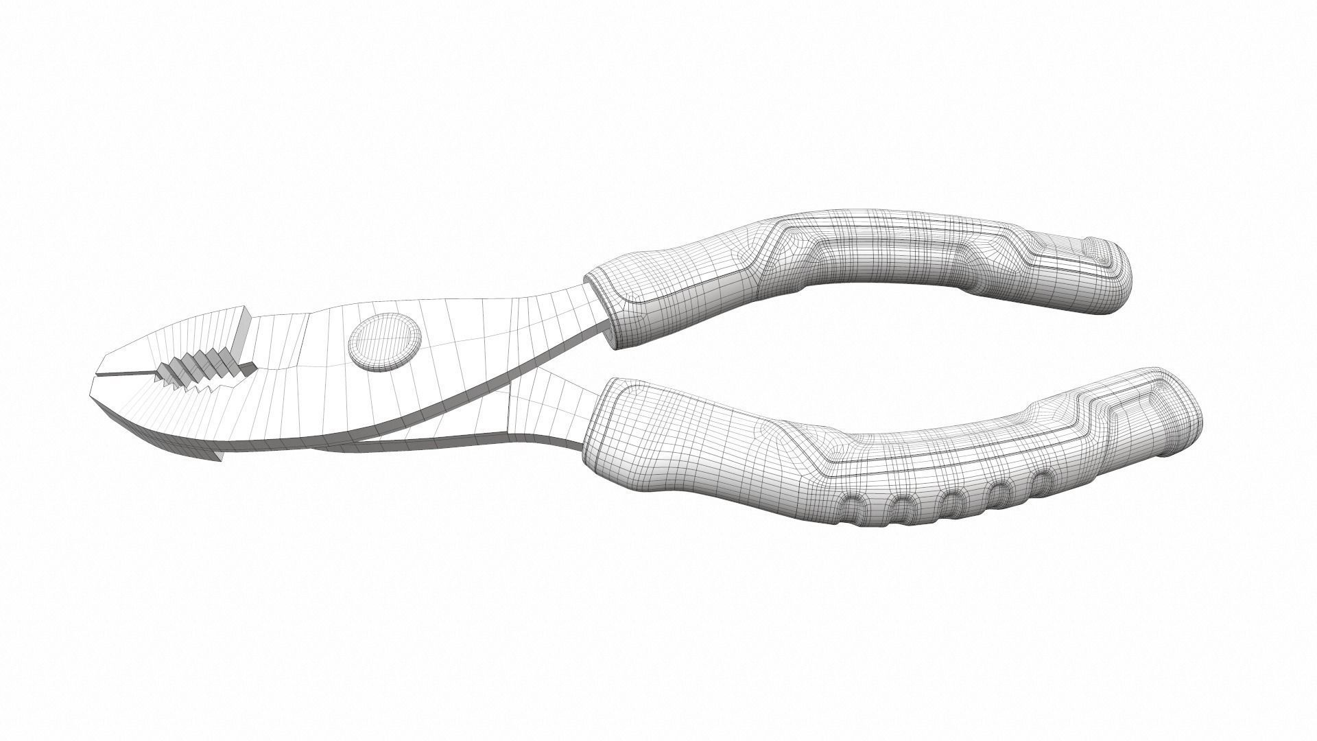 Pliers mini colect 3D model_9