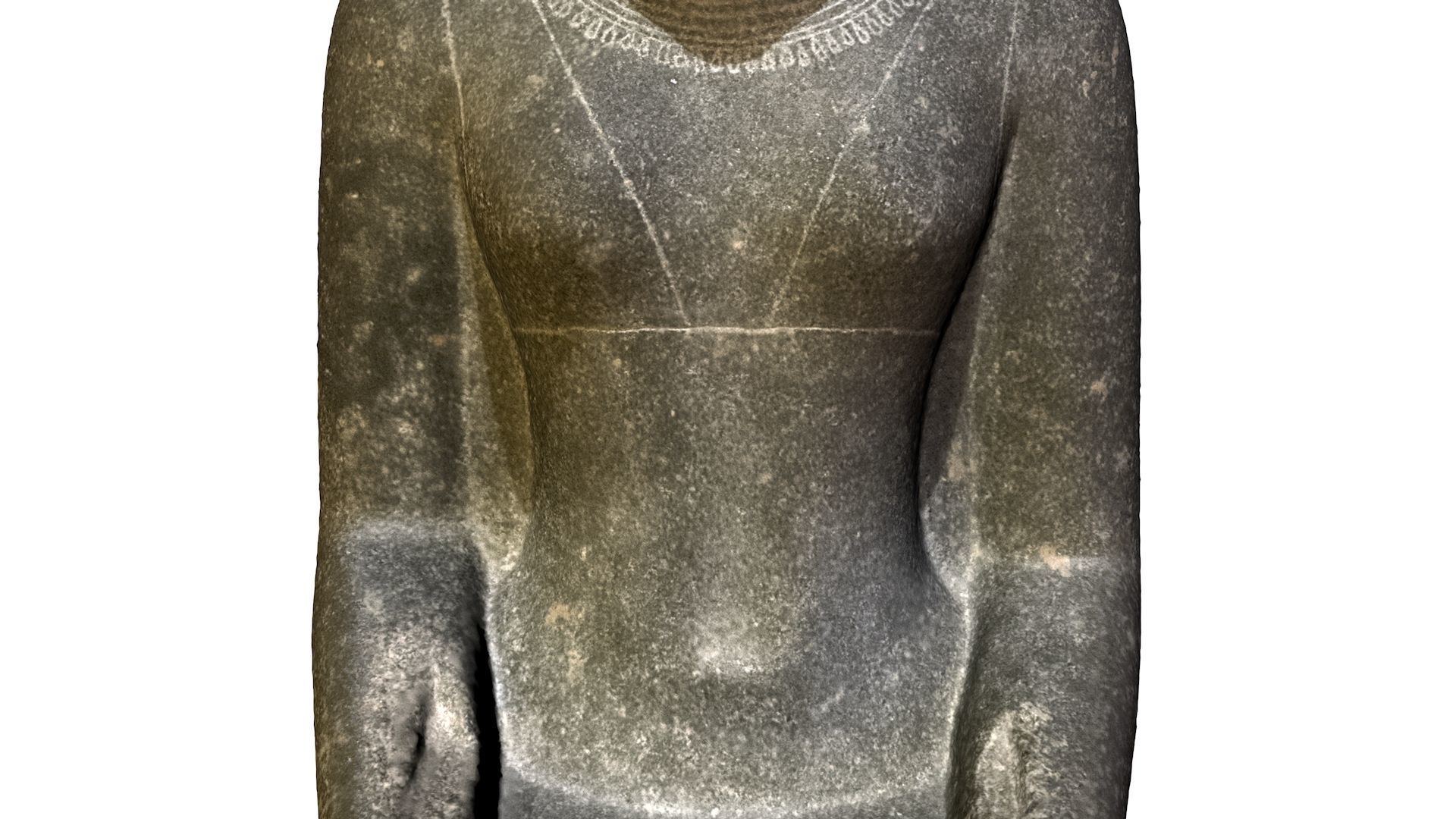 EGYPTIAN - STATUE OF THE QUEEN OURET 3D model_24