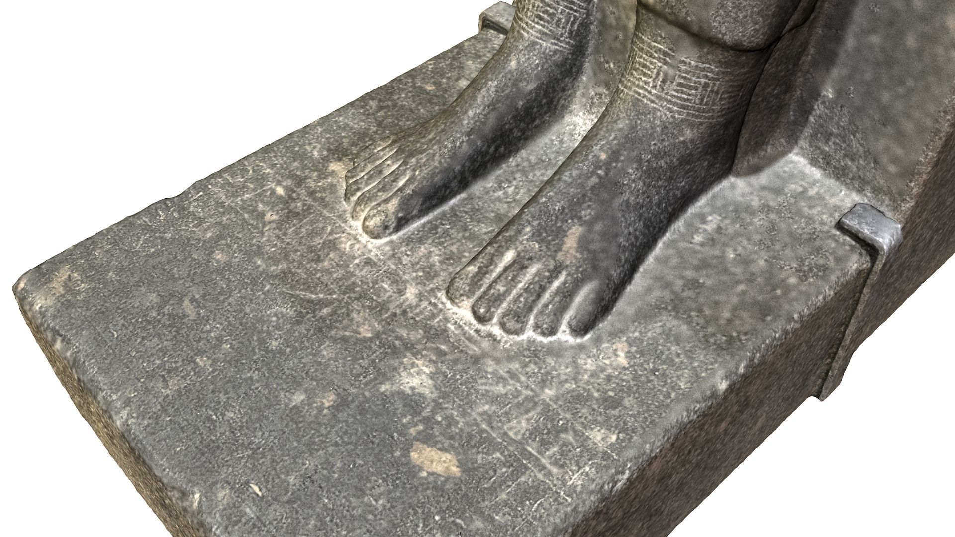 EGYPTIAN - STATUE OF THE QUEEN OURET 3D model_30