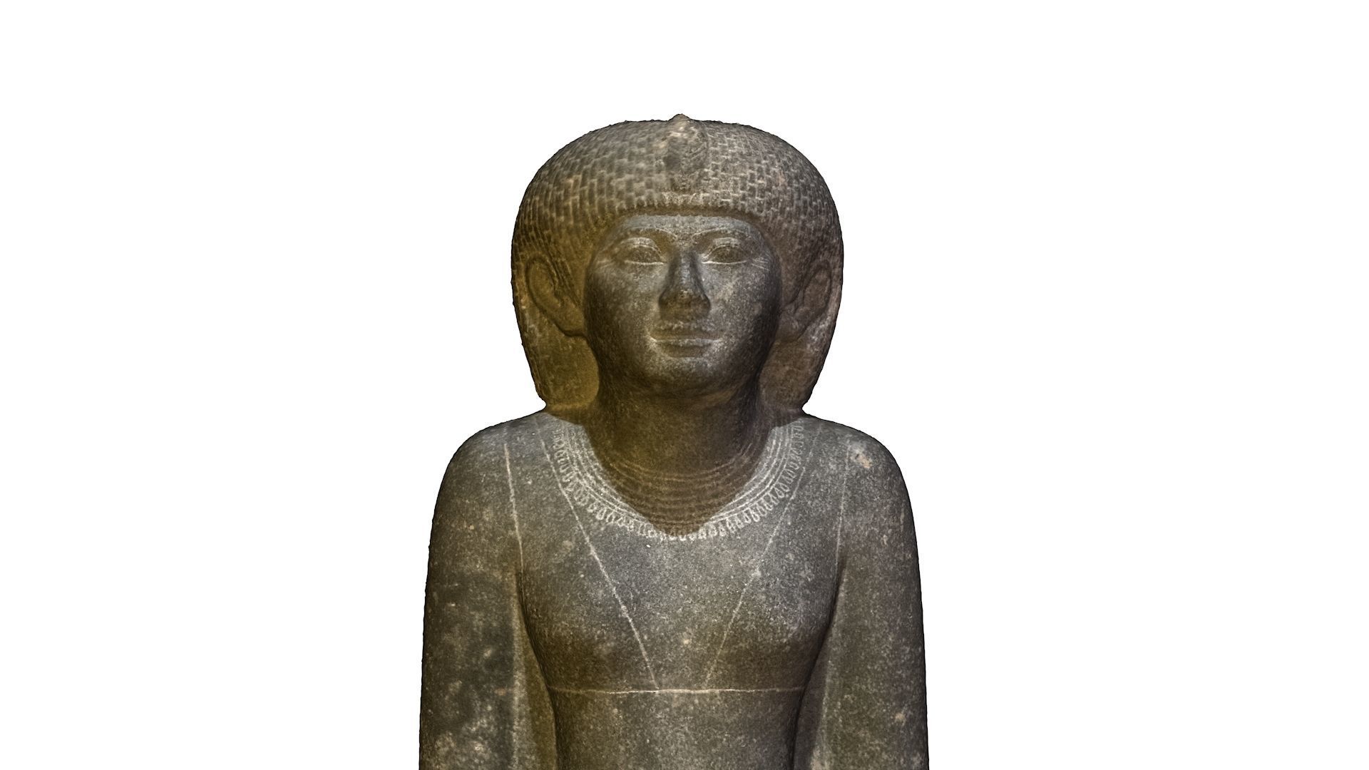 EGYPTIAN - STATUE OF THE QUEEN OURET 3D model_14