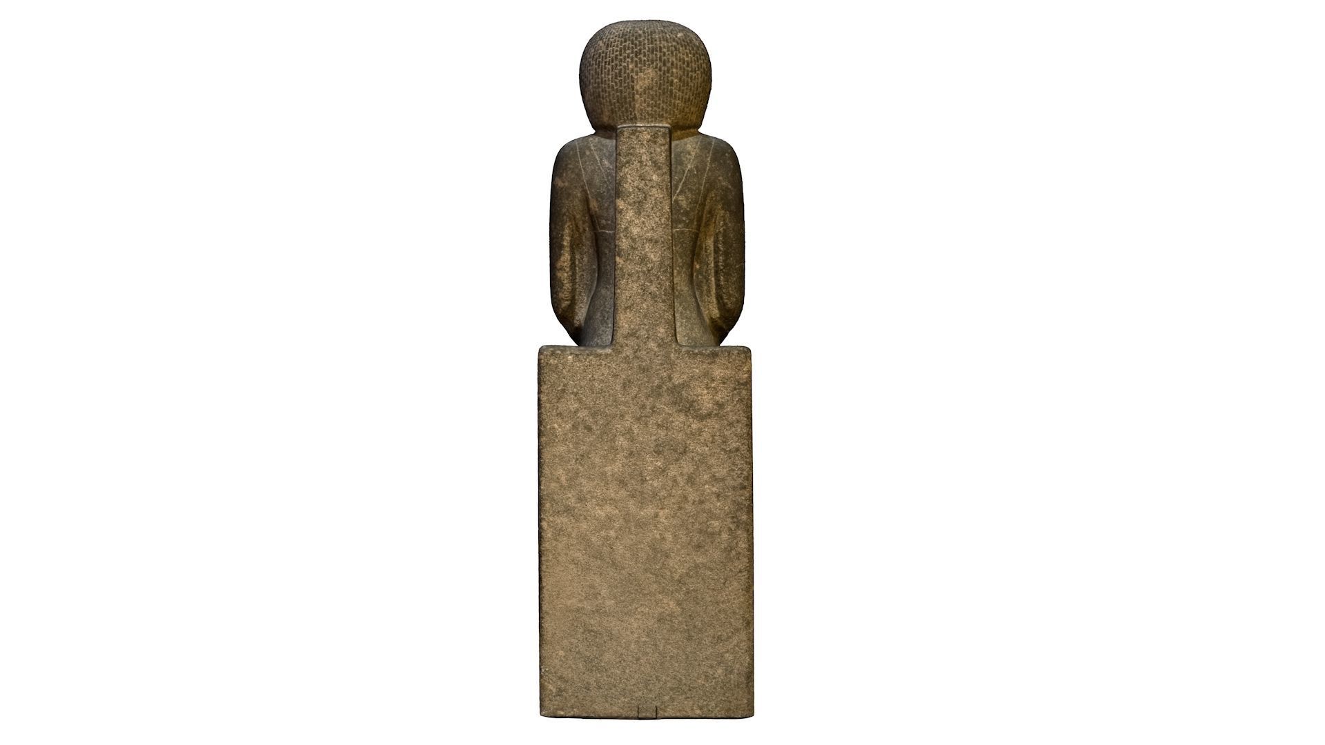 EGYPTIAN - STATUE OF THE QUEEN OURET 3D model_8
