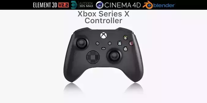XBox Series X Controller 2020 3D model