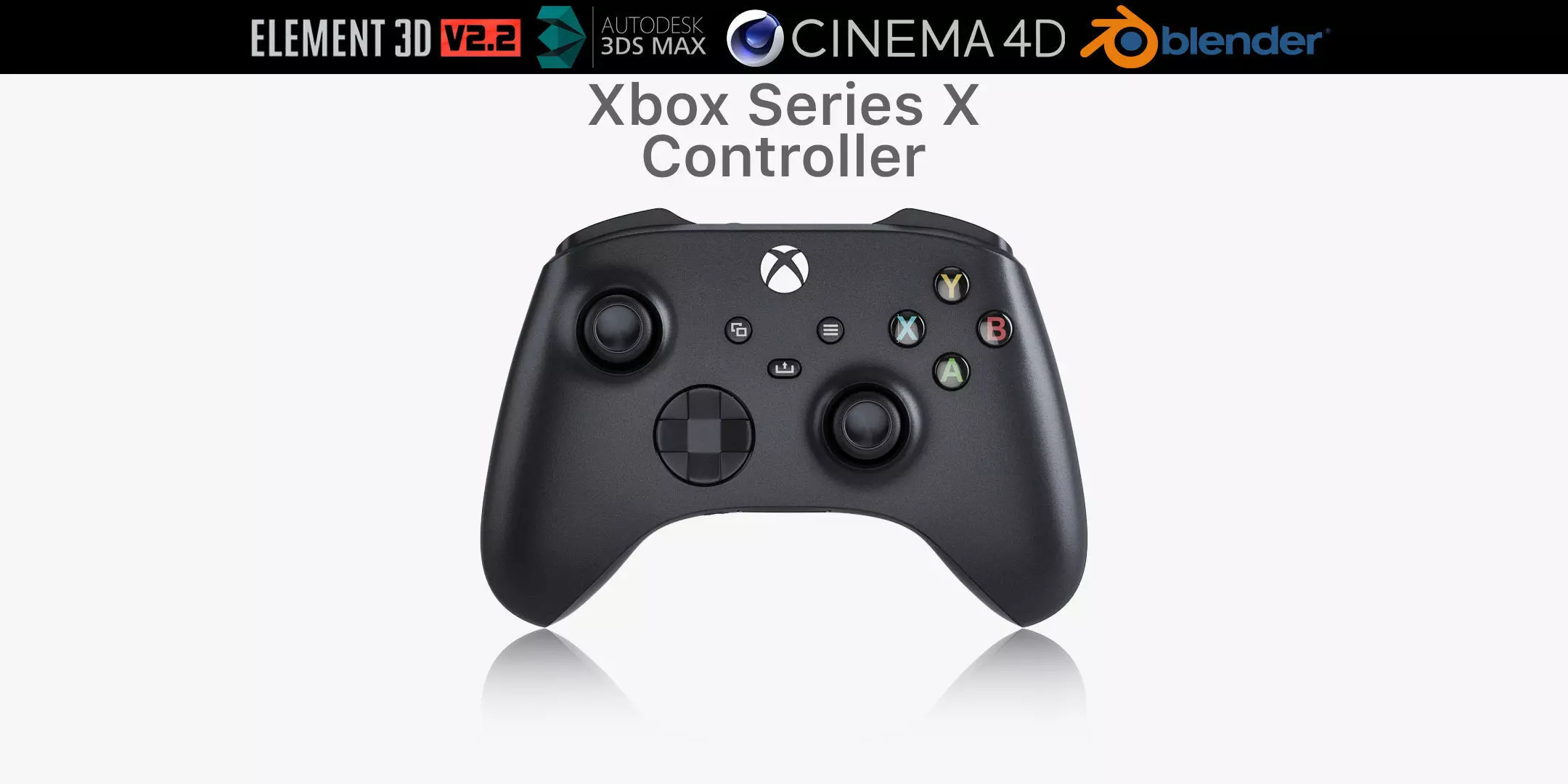 XBox Series X Controller 2020 3D model