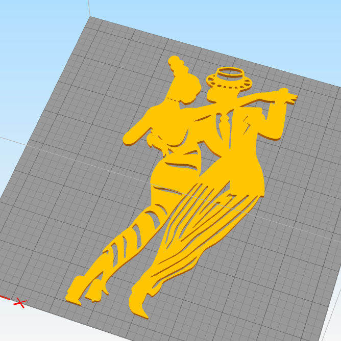 PROM DANCING WALL ART 3D print model_1