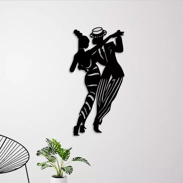 PROM DANCING WALL ART 3D print model_0