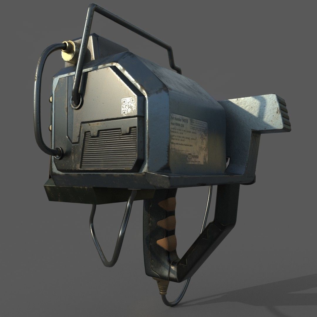 Heat Tracker Device Low-poly 3D model_4