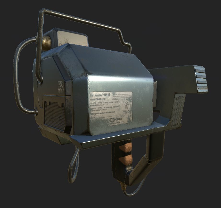 Heat Tracker Device Low-poly 3D model_2