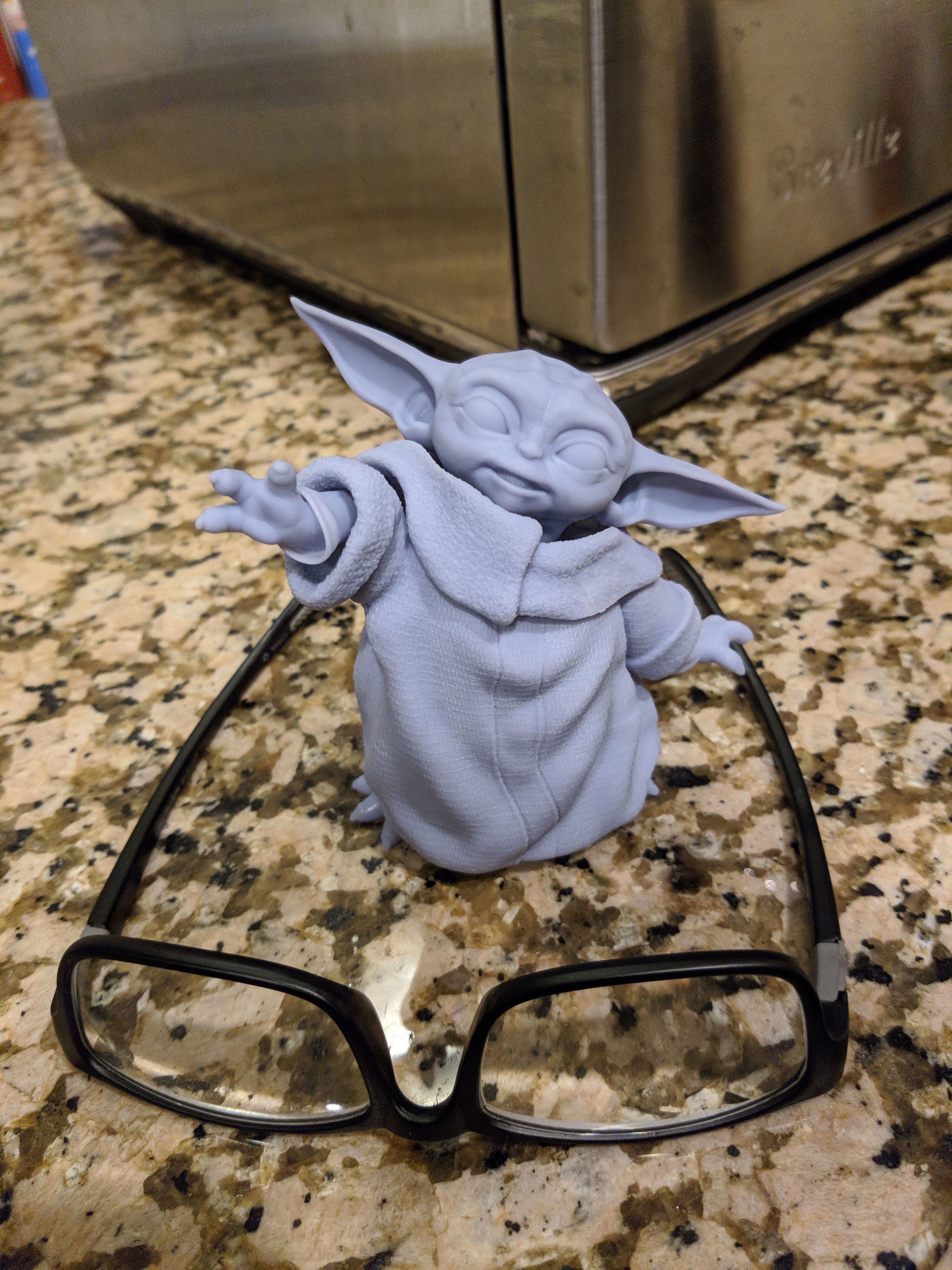 GROGU - Baby Yoda Using The Force - With Cup - PACK 3D print model_13