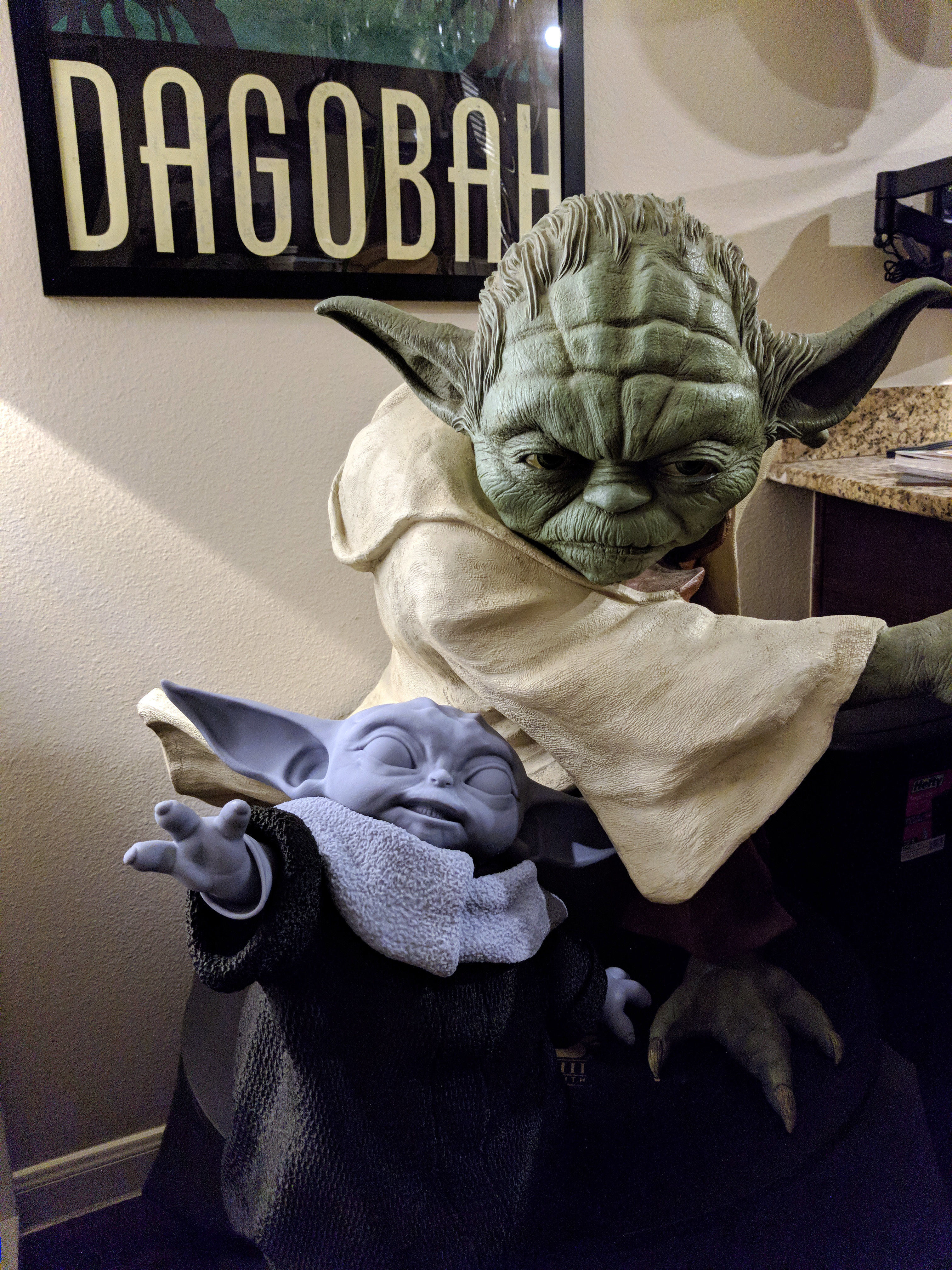GROGU - Baby Yoda Using The Force - With Cup - PACK 3D print model_11
