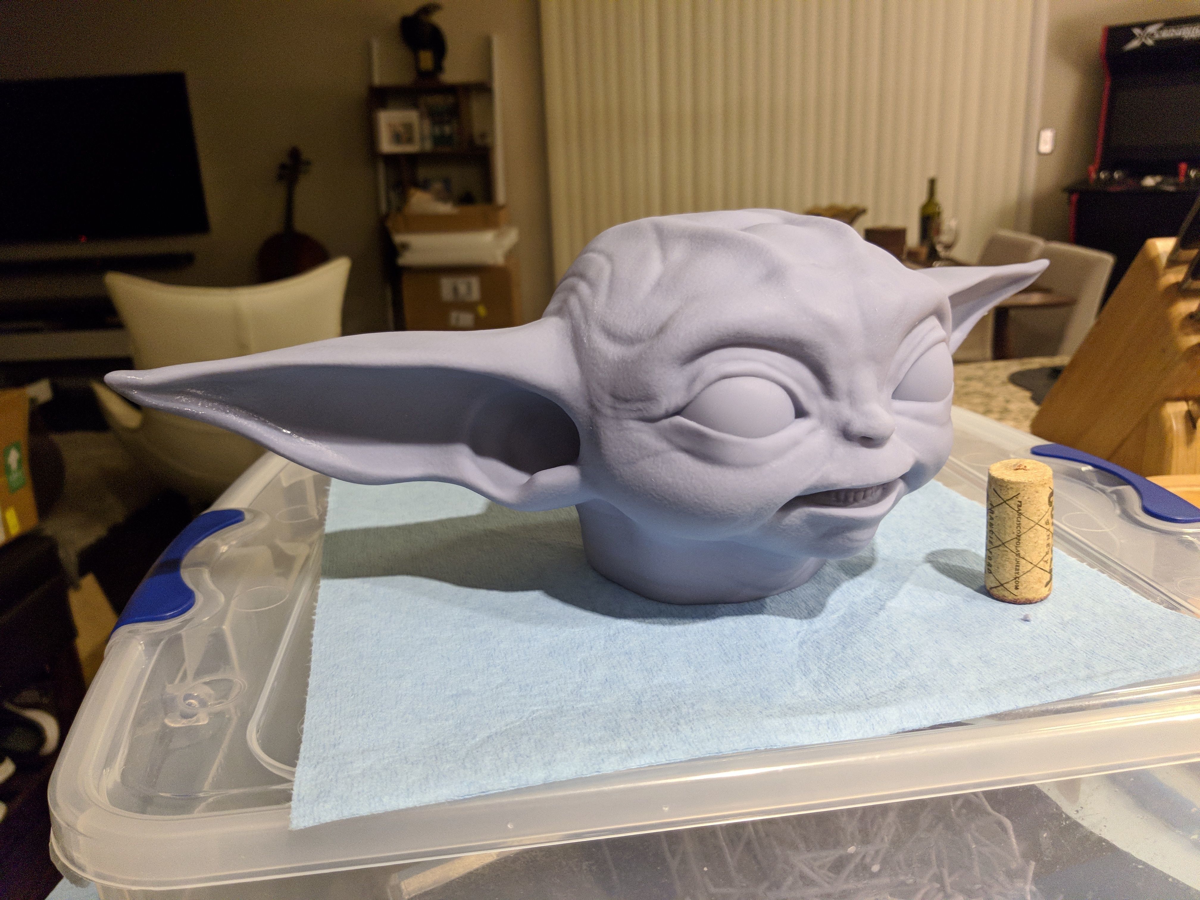 GROGU - Baby Yoda Using The Force - With Cup - PACK 3D print model_14
