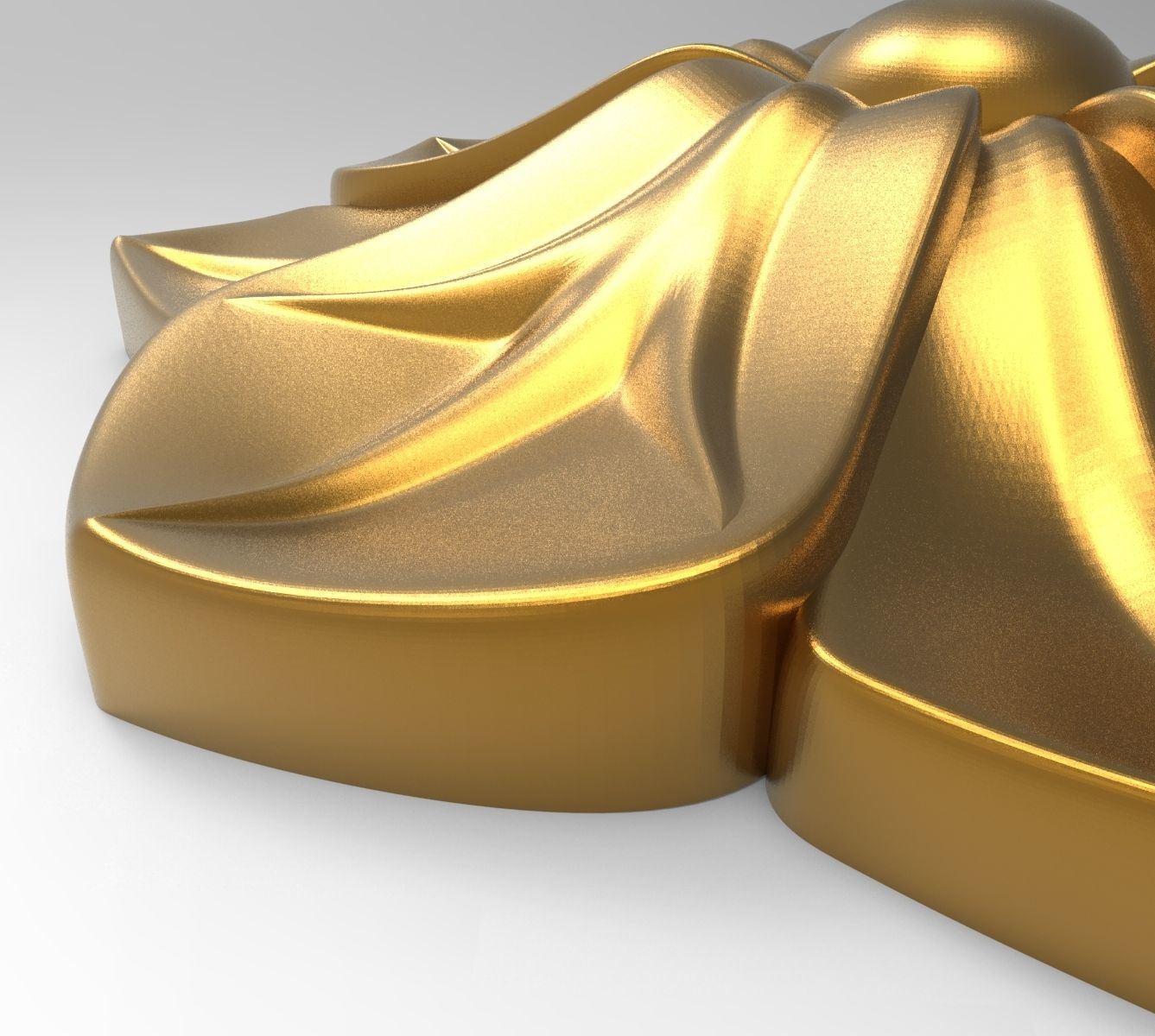 decorative rosette 3D model_2