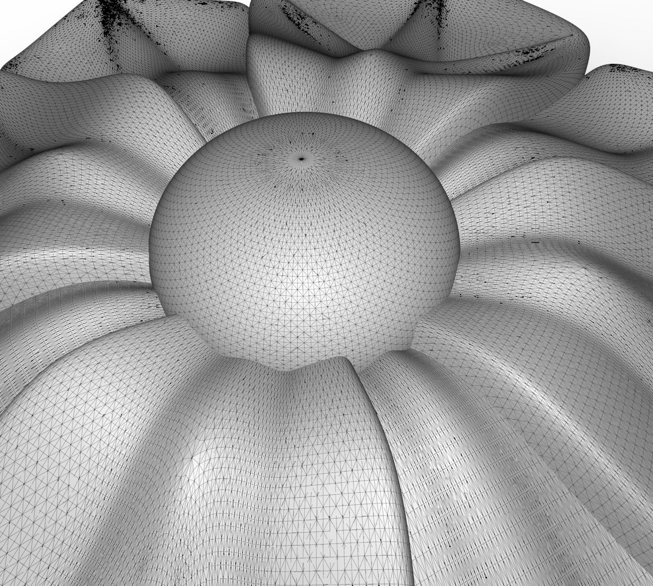 decorative rosette 3D model_6