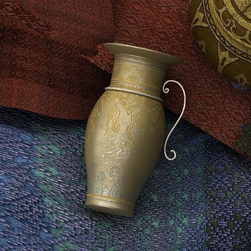 Market Table 3D model 6