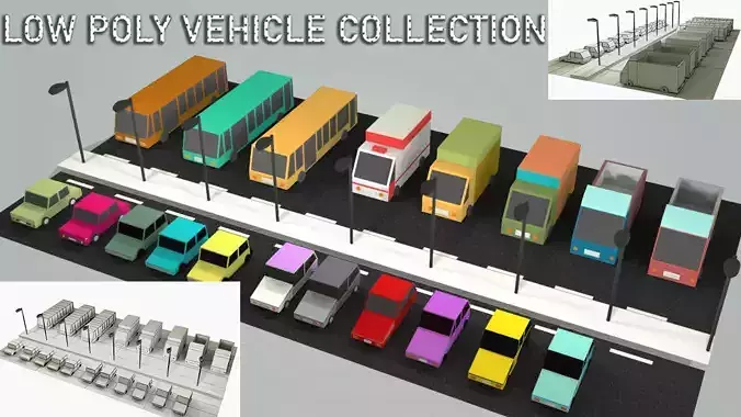 LOW POLY VEHICLE PACK