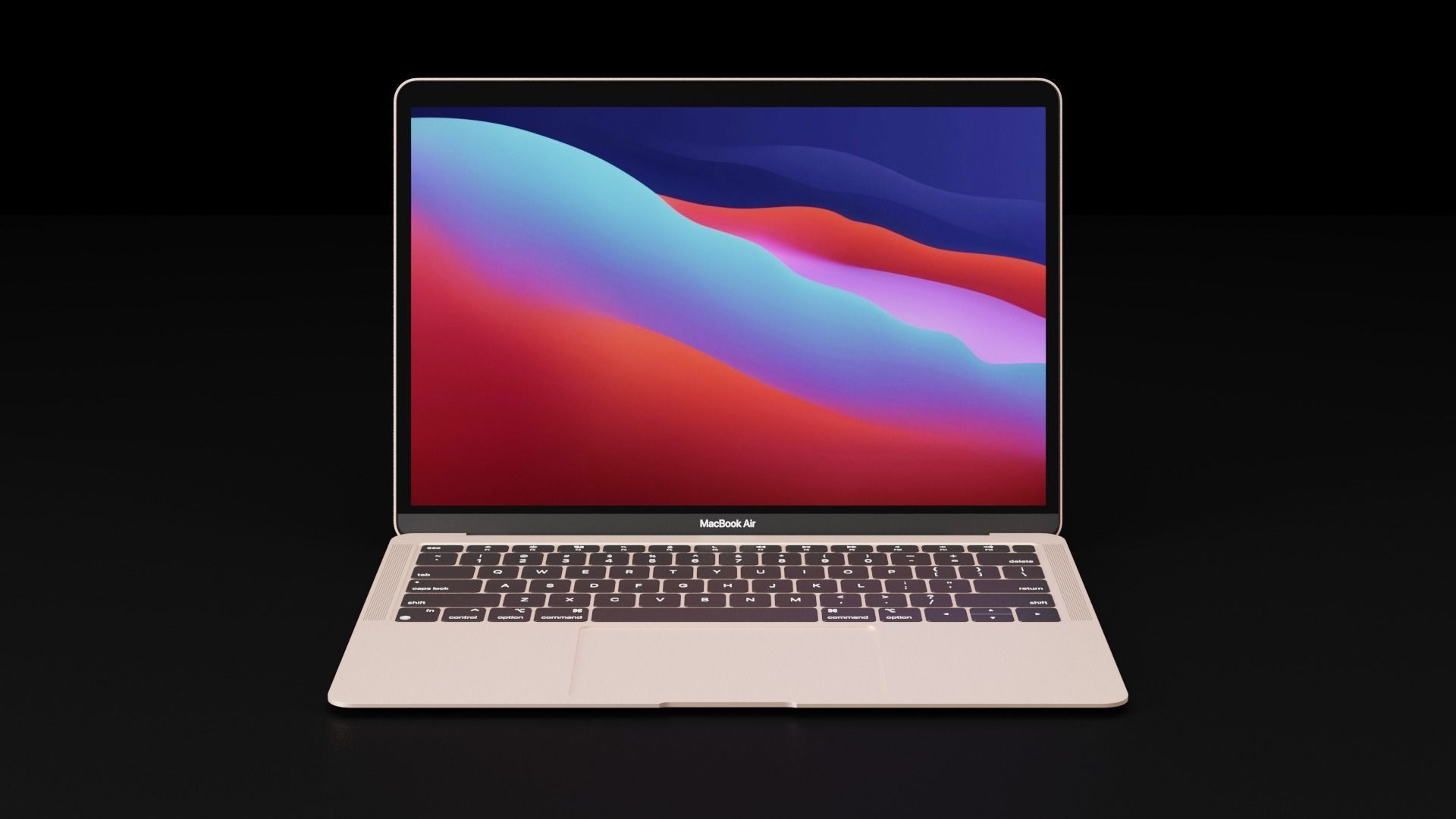 Apple Silicon MacBook Air In All Official Colors 3D model_4