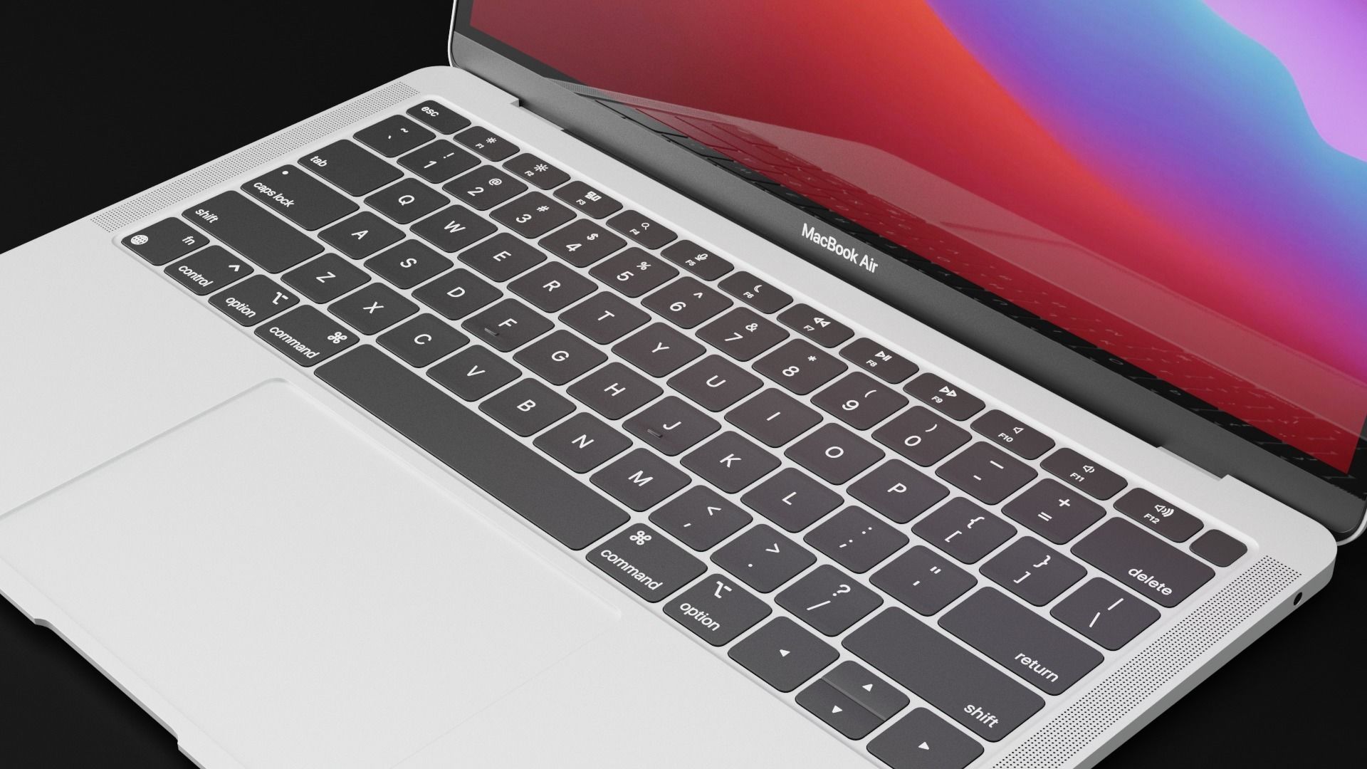 Apple Silicon MacBook Air In All Official Colors 3D model_2