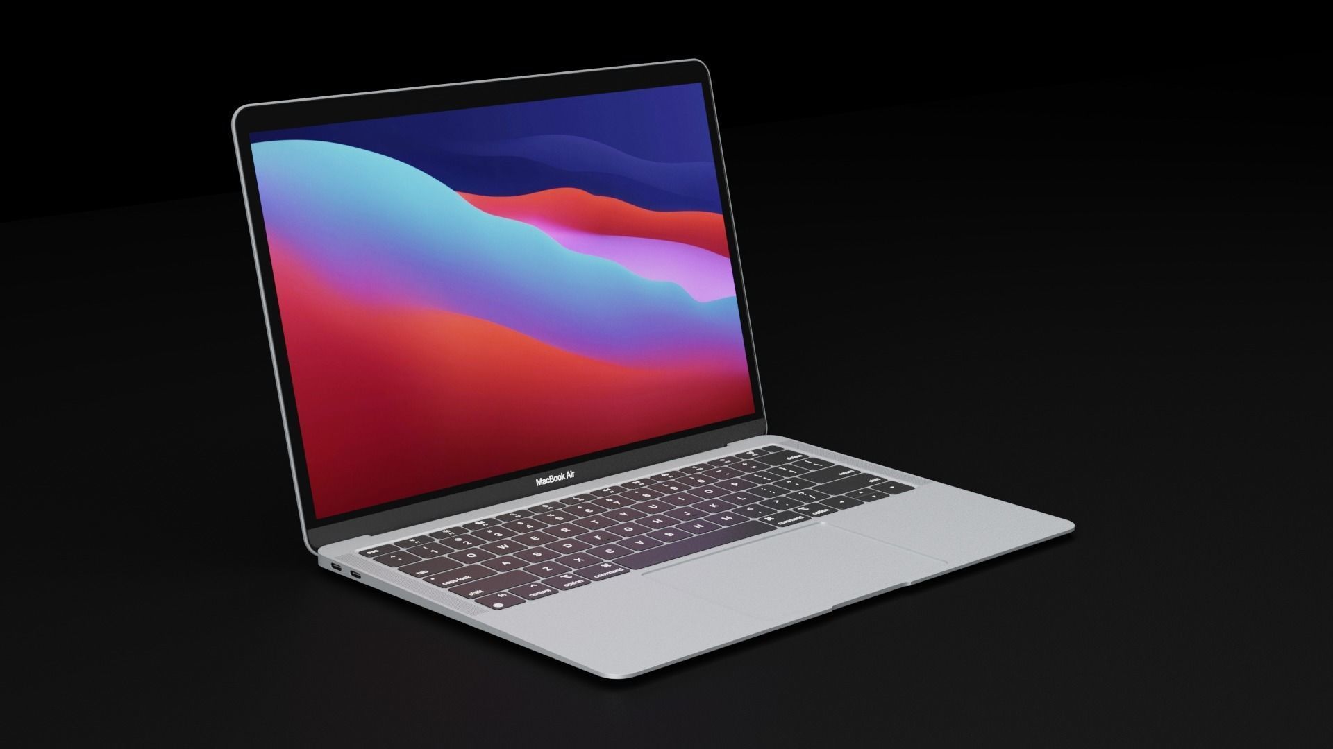 Apple Silicon MacBook Air In All Official Colors 3D model_3