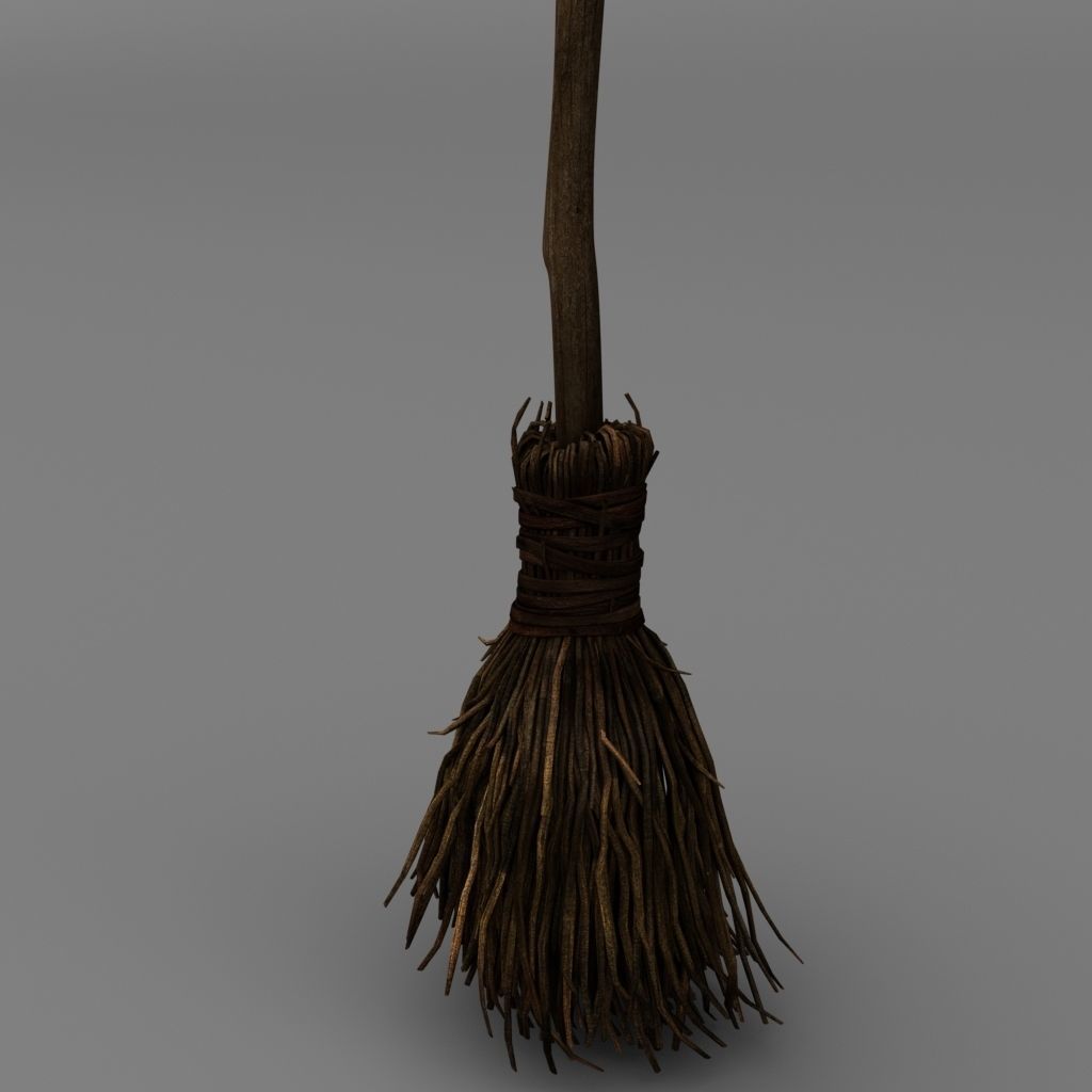 Broom 3D model_6
