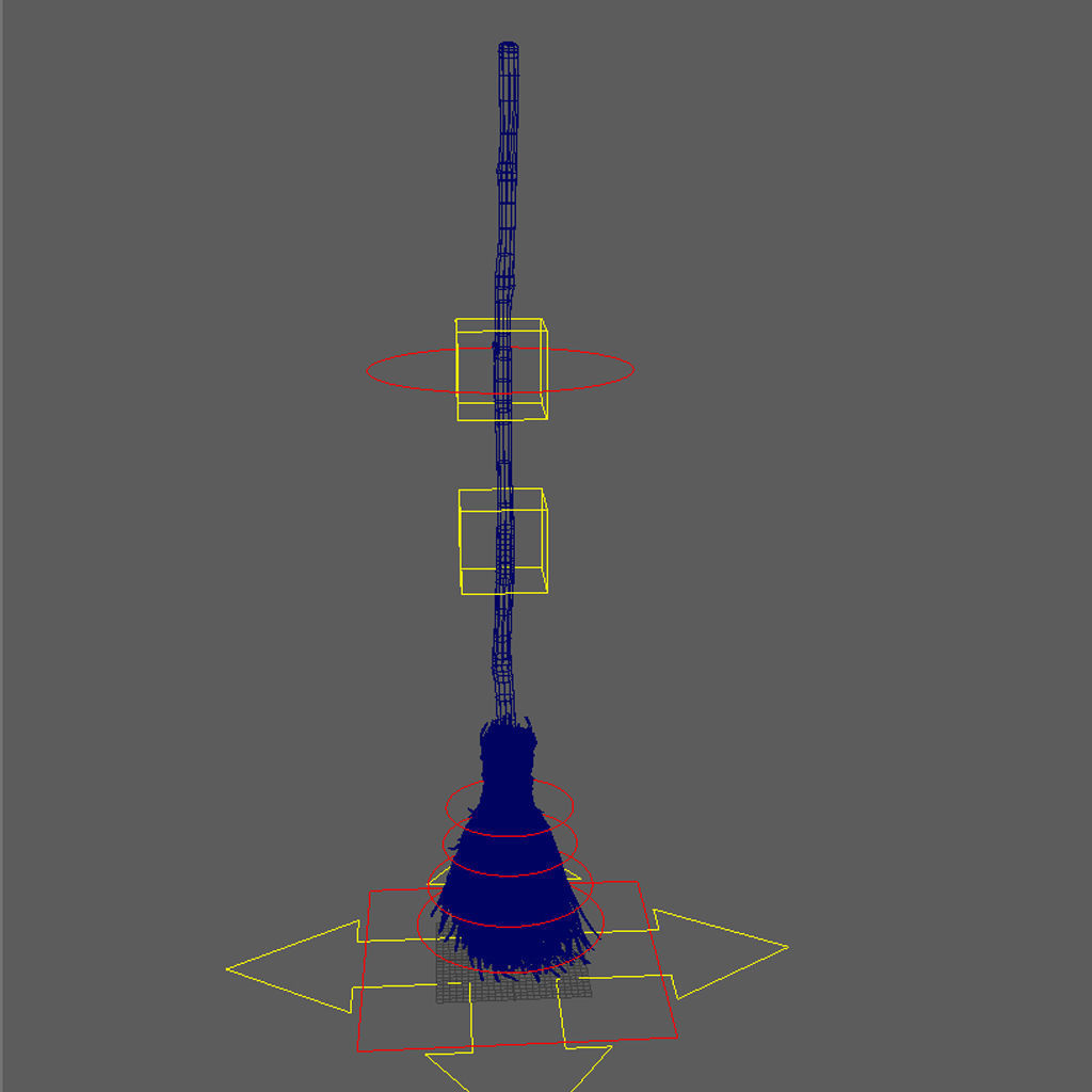 Broom 3D model_7