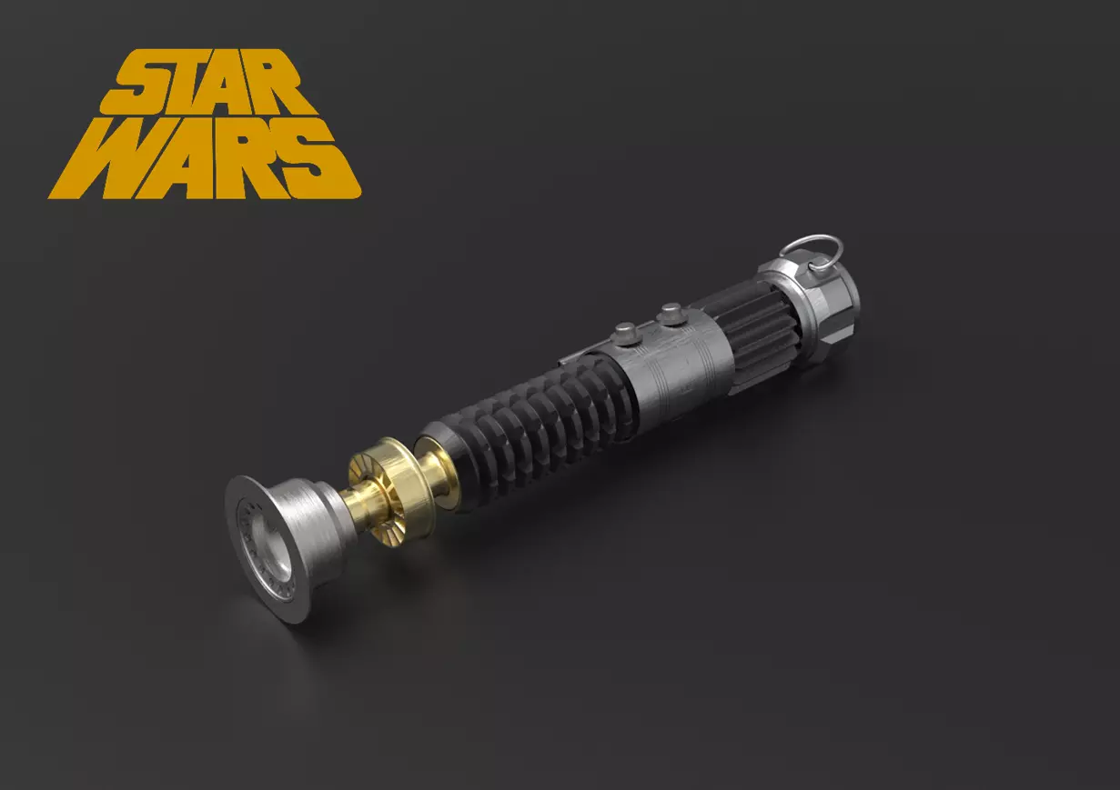 Ben Kenobi Lightsaber ANH 3D print model