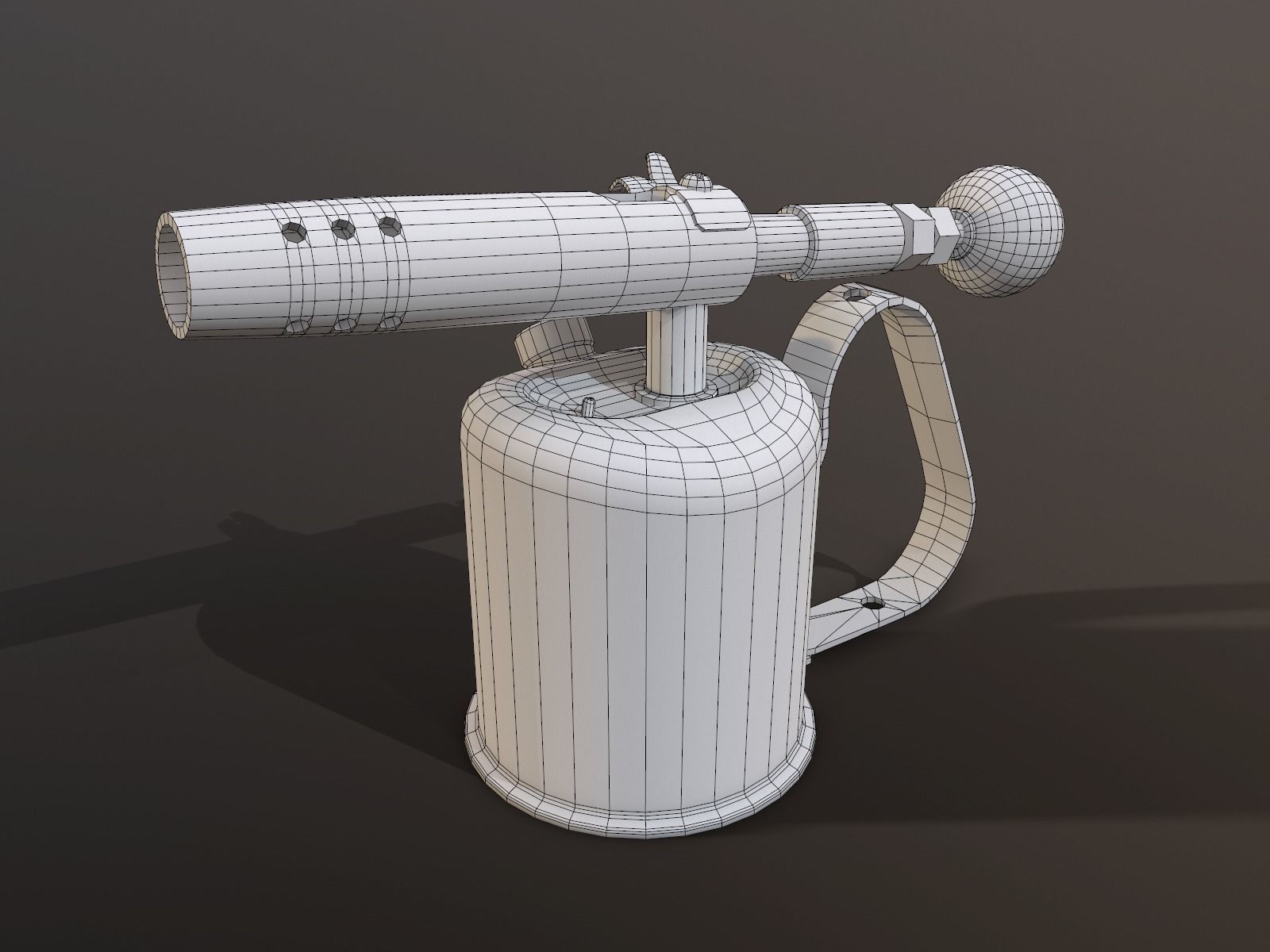 Old Sweden Blowlamp Low-poly 3D model Low-poly 3D model_1