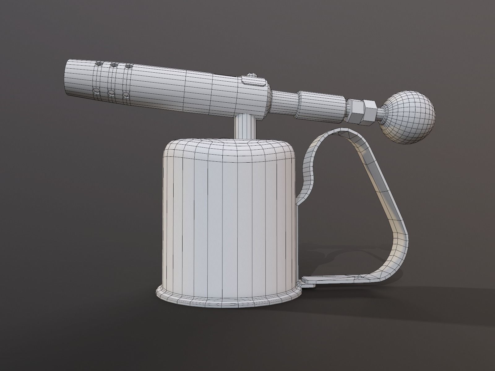 Old Sweden Blowlamp Low-poly 3D model Low-poly 3D model_5