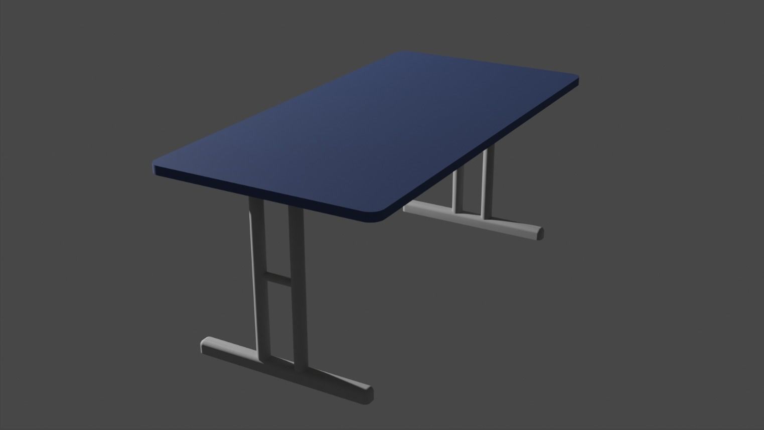 Table Low-poly 3D model_3