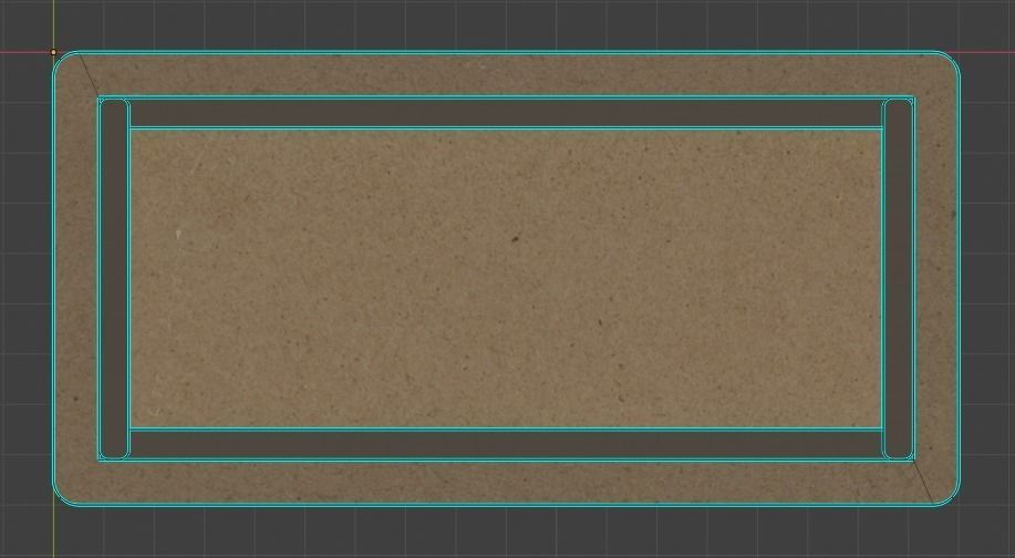 Table Low-poly 3D model_17