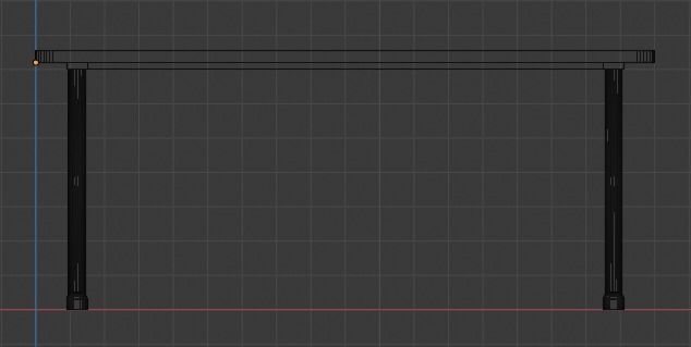 Table Low-poly 3D model_20