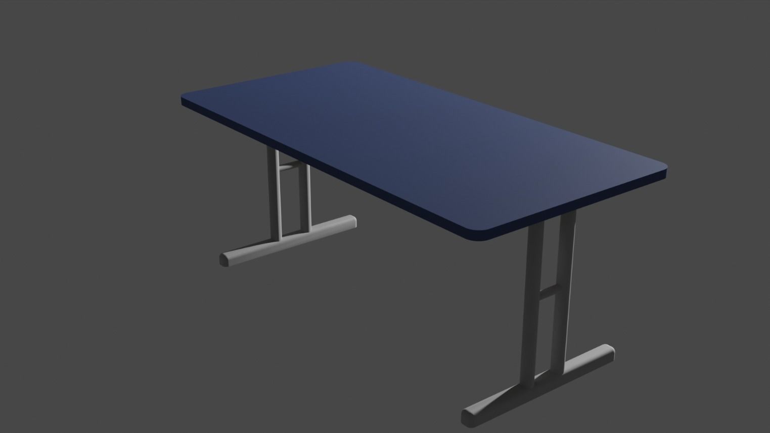 Table Low-poly 3D model_5