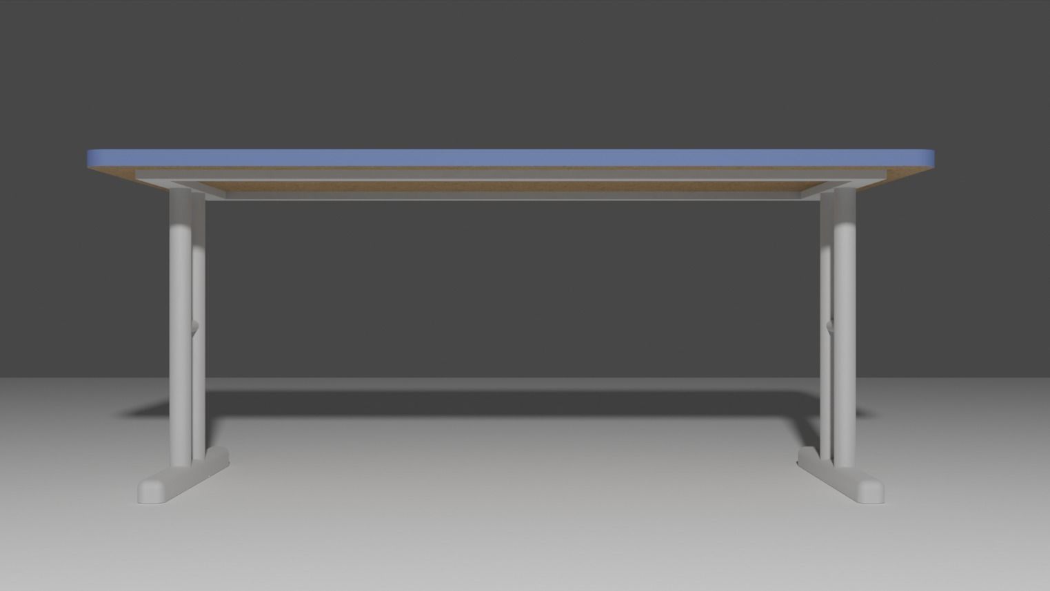 Table Low-poly 3D model_8