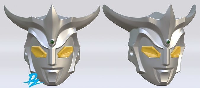 Mask Ultraman Leo 3D print model