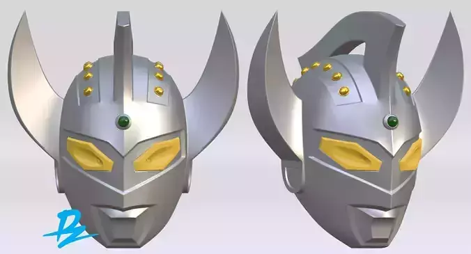 Mask Ultraman taro 3D print model