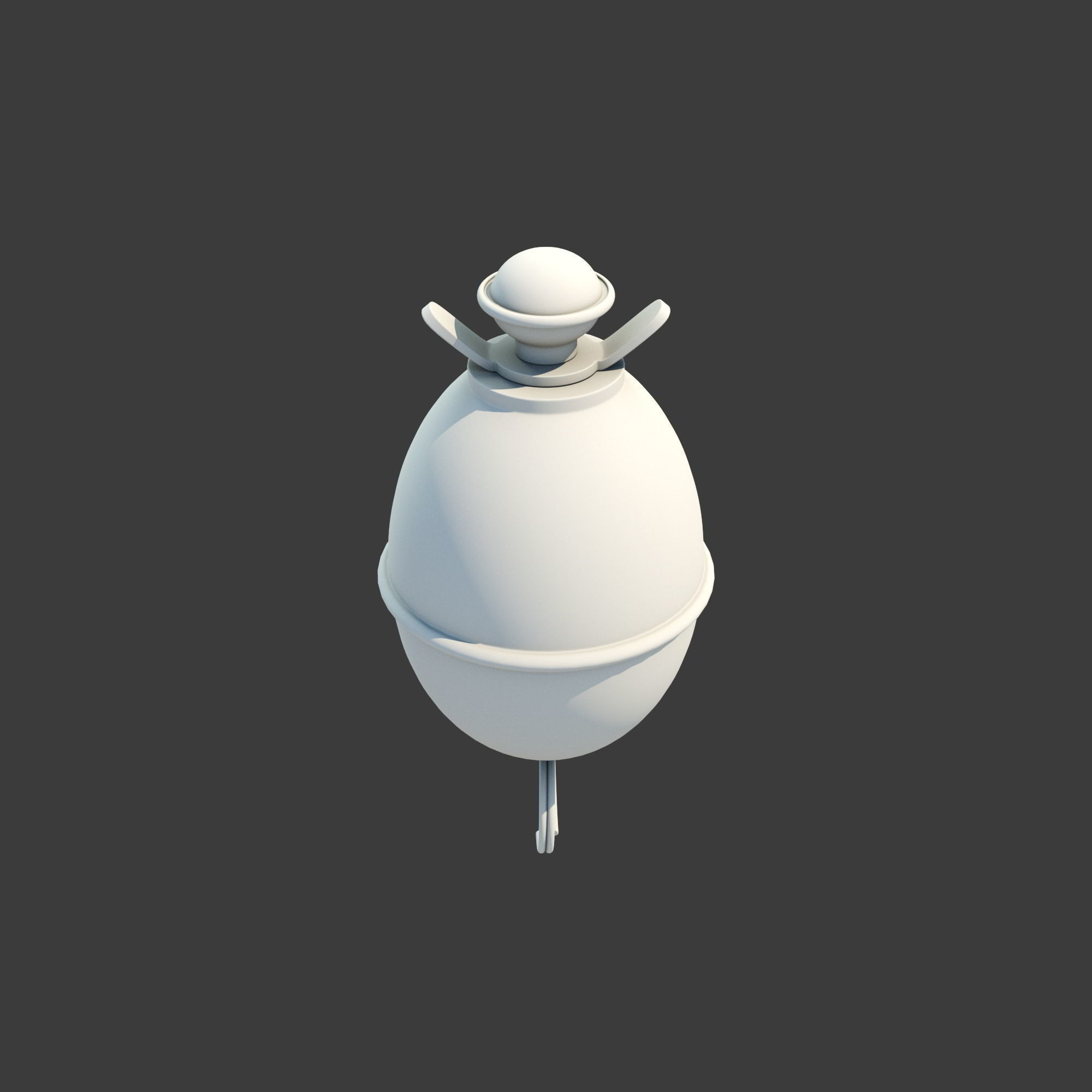 M39 Eihandgranate Eierhandgranate egg hand grenade 3D model_13
