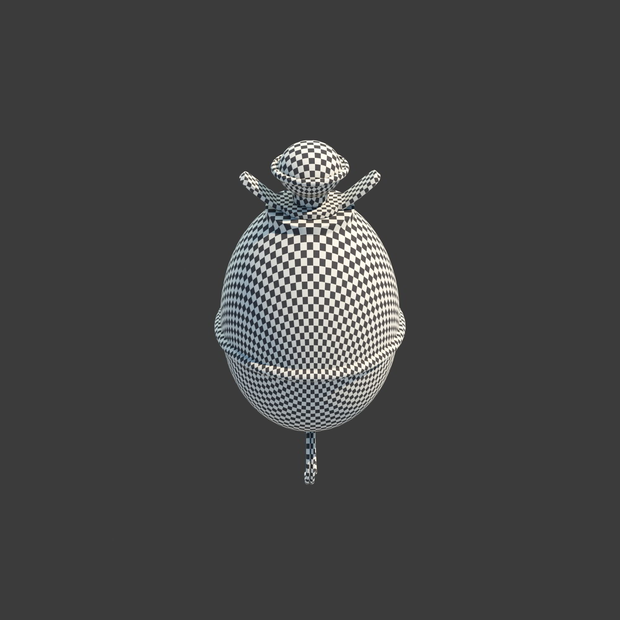 M39 Eihandgranate Eierhandgranate egg hand grenade 3D model_9
