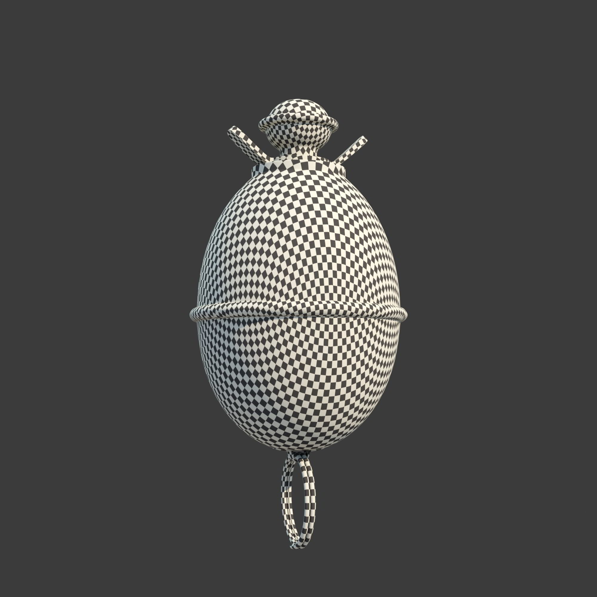 M39 Eihandgranate Eierhandgranate egg hand grenade 3D model_12
