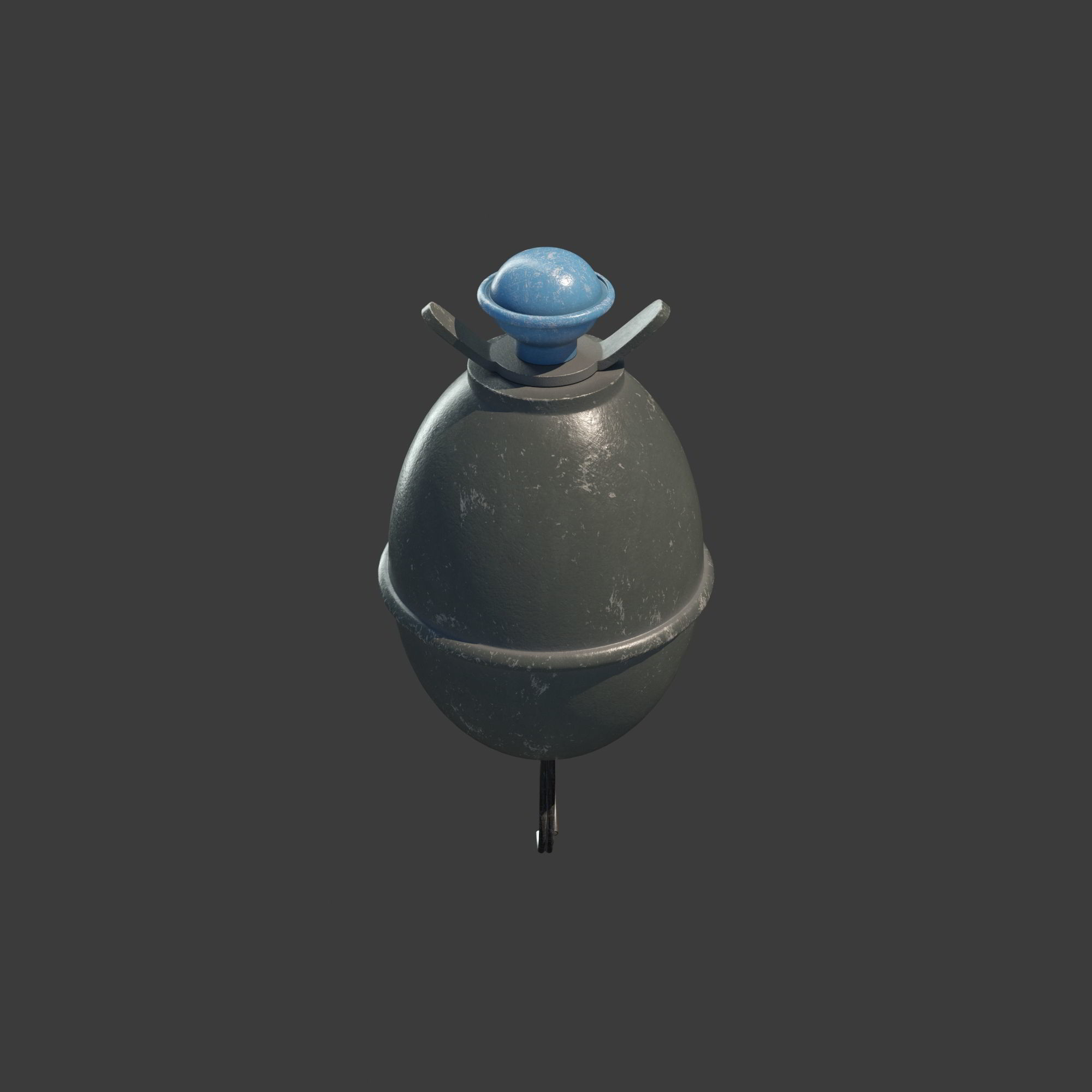M39 Eihandgranate Eierhandgranate egg hand grenade 3D model_1