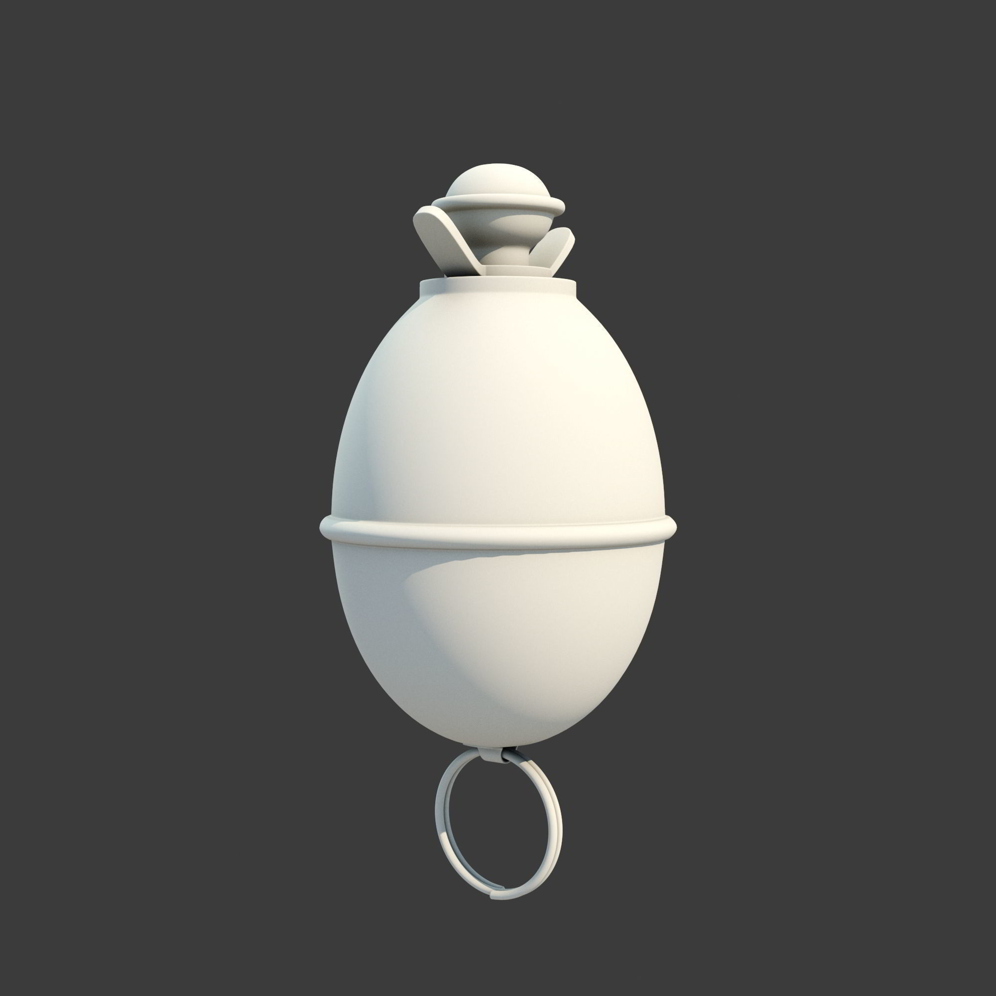 M39 Eihandgranate Eierhandgranate egg hand grenade 3D model_15