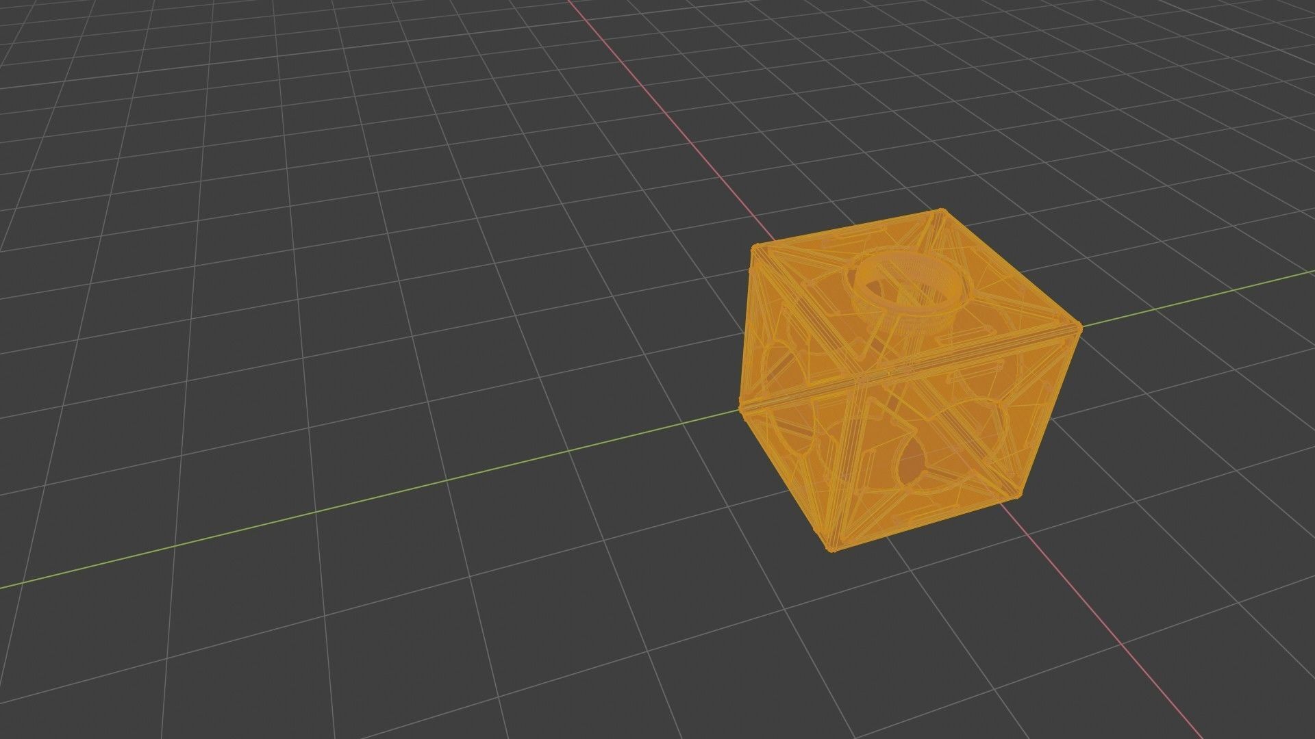 Sci Fi cube 3D model_9