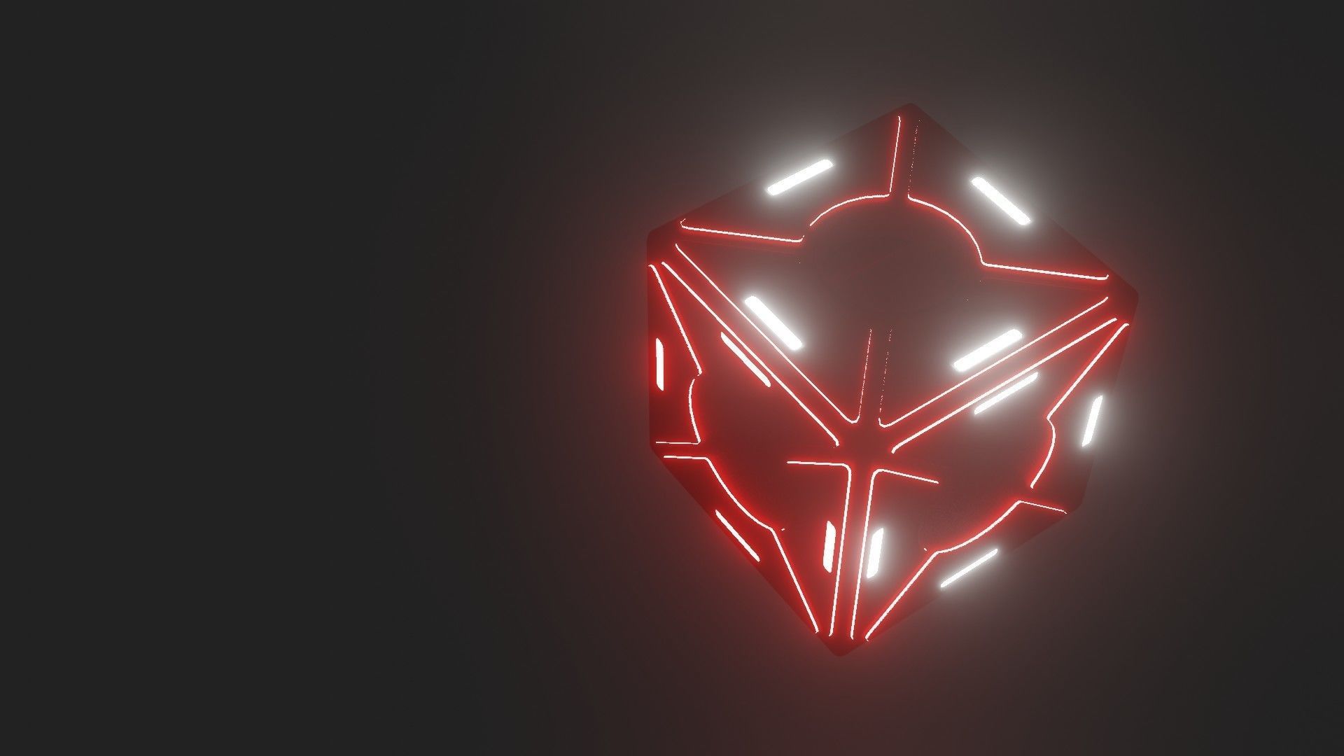 Sci Fi cube 3D model_5