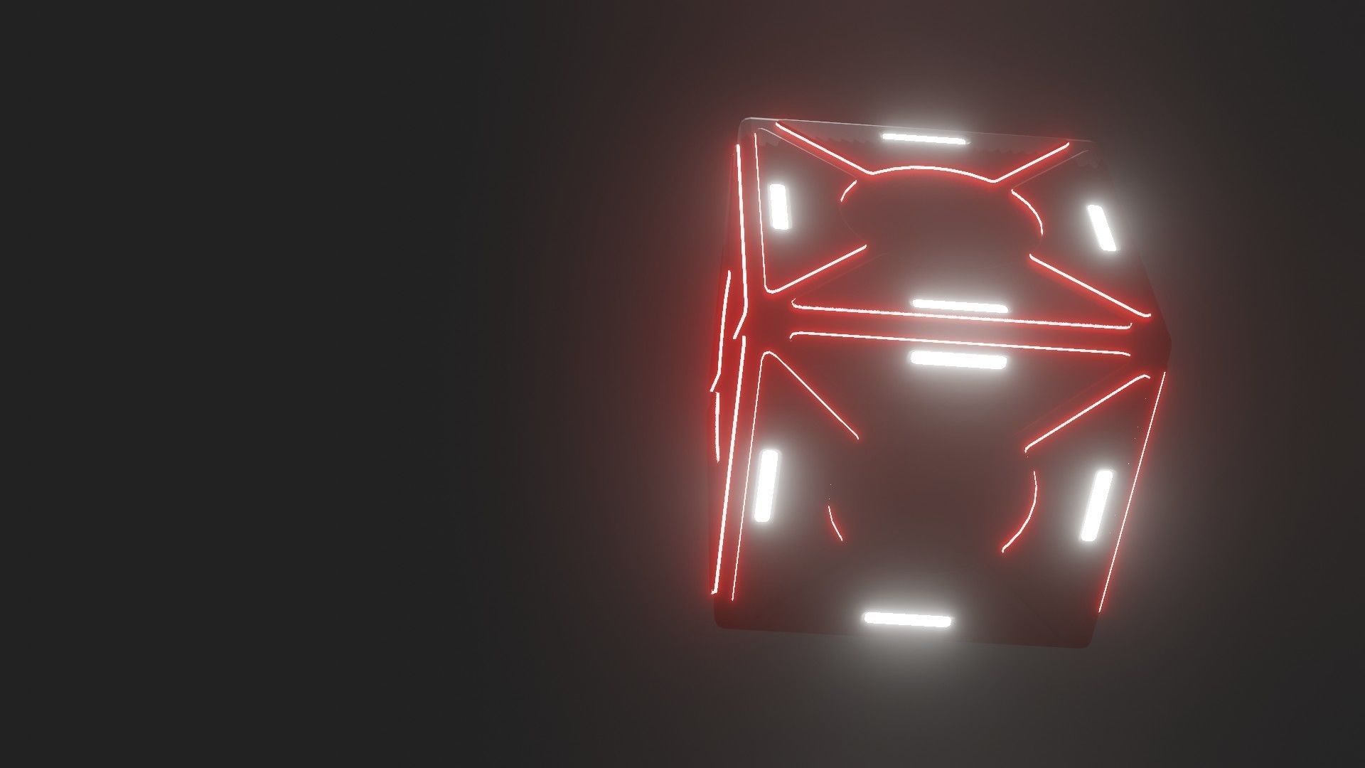 Sci Fi cube 3D model_4