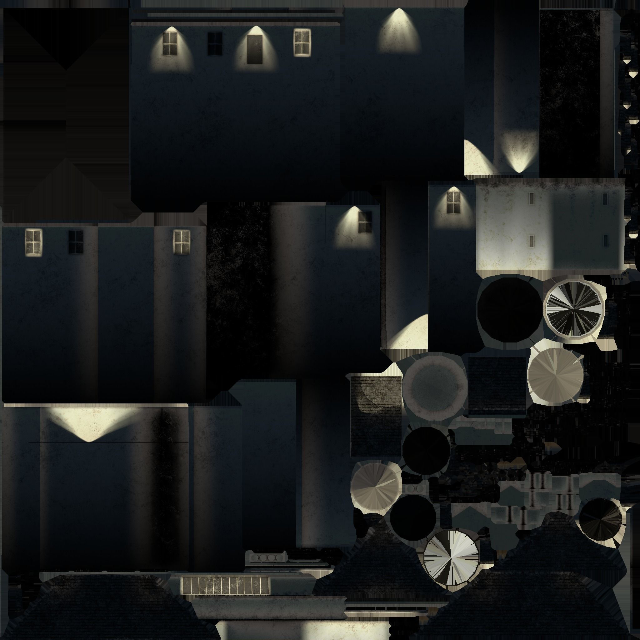 Toward Point Lighthouse Low-poly 3D model_41