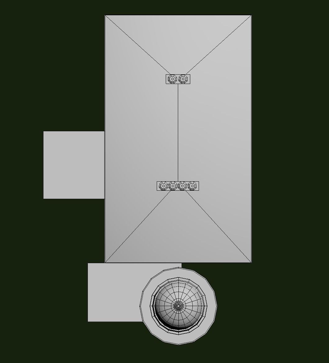 Toward Point Lighthouse Low-poly 3D model_27