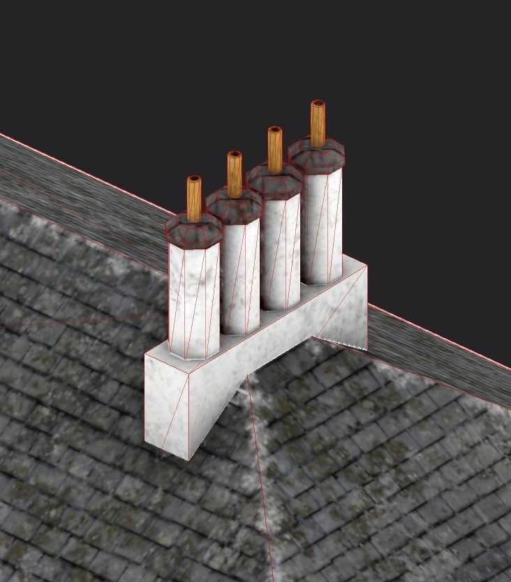 Toward Point Lighthouse Low-poly 3D model_16